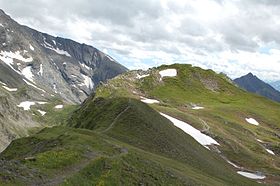 Vista del Frauenwand da nord.