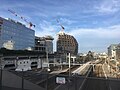 Aperçu de la rénovation de la Gare de Rennes prise en avril 2018