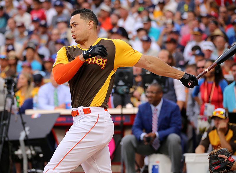 File:Giancarlo Stanton competes in semis of '16 T-Mobile -HRDerby. (28468370472).jpg