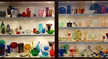 Glass and Decorative Arts Gallery - Huntington Museum of Art Glassware display - Huntington Museum of Art - DSC05535.JPG