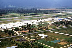 Goloson Airport Honduras antenna 1987. JPEG