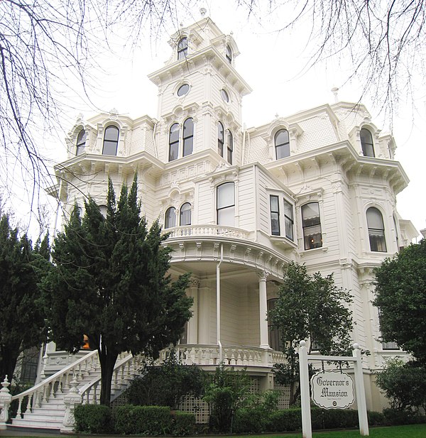 The California Governor's Mansion, official residence of the governor.