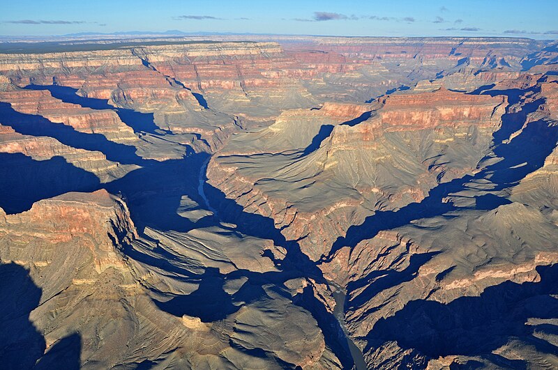 File:Grand Canyon DEIS Aerial Colorado River, Geikie Peak (5477155394).jpg