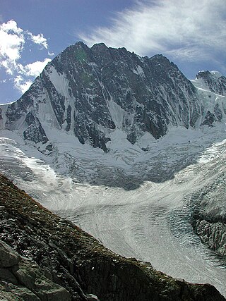 <span class="mw-page-title-main">Grandes Jorasses</span> Mountain in the Mont Blanc massif