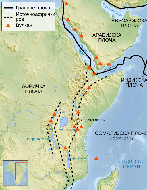 Great Rift Valley map-sr 