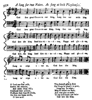 <span class="mw-page-title-main">God Save the King</span> National or royal anthem in most Commonwealth realms