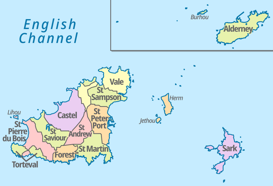 The parishes of Guernsey