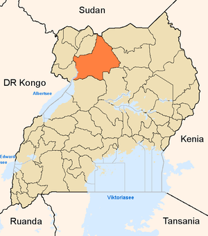 Location of Gulu