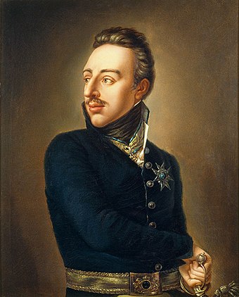 Gustav IV at the age of 19