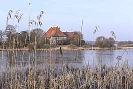 Manor house and lake