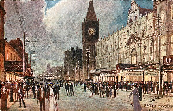 Hay St 1911/1912 by Albert Henry Fullwood