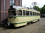 PCC-car 1101, gerestaureerd in de afleveringstoestand van 1957.