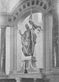 „Christus mit der Siegesfahne“ von de:Hermann Lang (Bildhauer) in der de:Friedenskirche (Ludwigsburg), vor 1907.