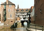 West side of High Bridge on the River Witham in Lincoln