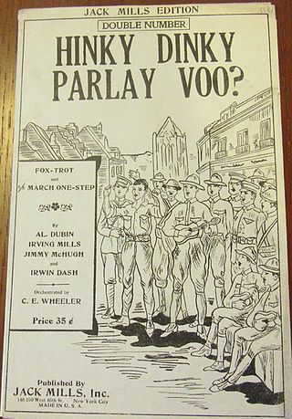 <span class="mw-page-title-main">Hinky Dinky Parlay Voo?</span> Song