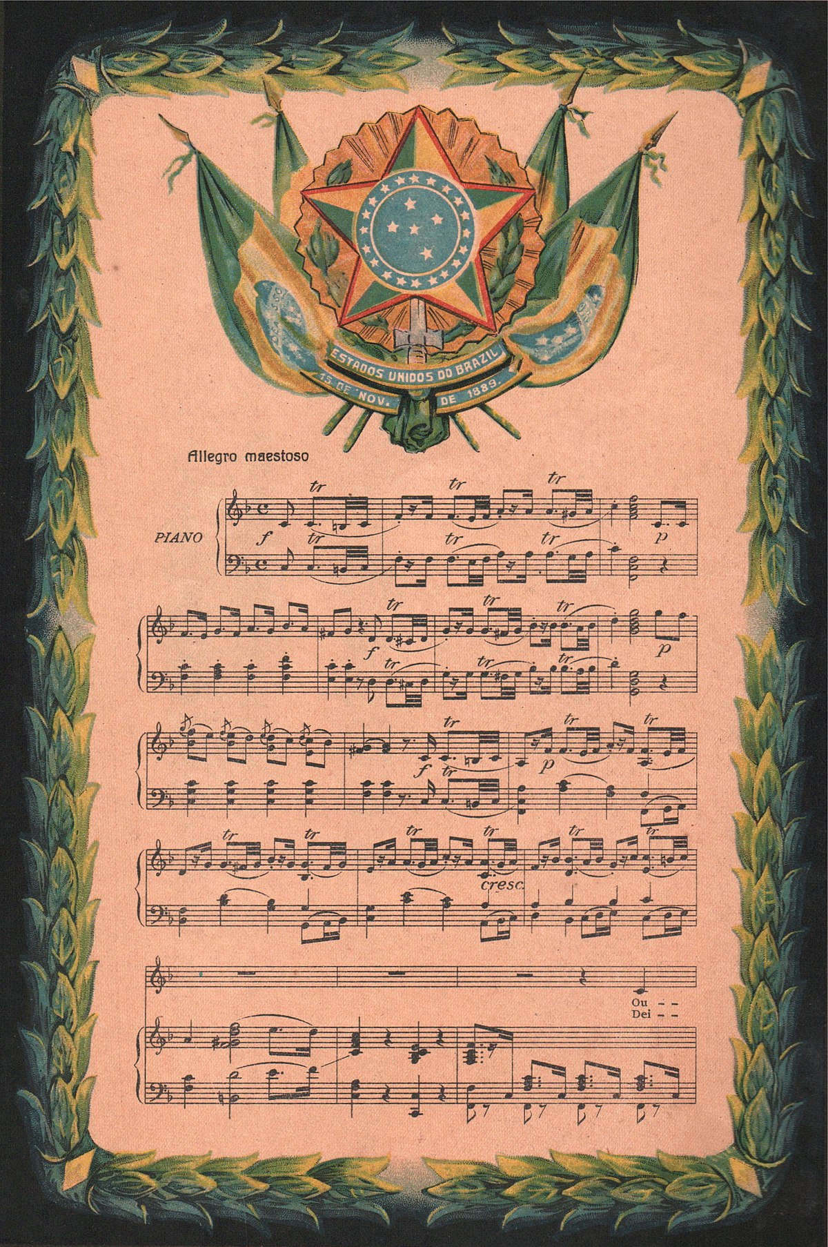 Brazilian National Anthem Wikipedia