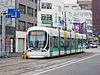 A Green Mover Max train on the Hiroden network in 2007