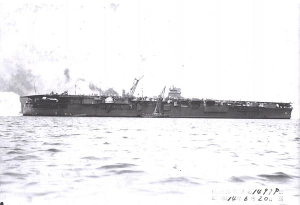 Hiryu fitting out, 20 June 1940