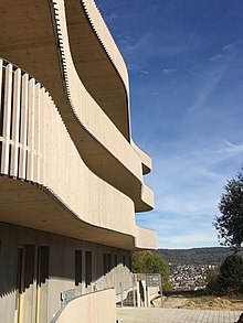 Curved balconies of the House of Hope