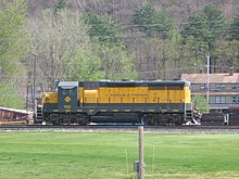 The Housatonic Railroad is one of many shortlines that were created to operate lines spun off from Penn Central or Conrail. Housatonic 3602.JPG