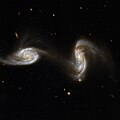 NGC 5257/58(1011,55'"`UNIQ--postMath-00000032-QINU`"''"`UNIQ--postMath-00000033-QINU`"'）