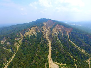 <span class="mw-page-title-main">Huoyan Mountain</span> Mountain in Miaoli County, Taiwan