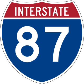 <span class="mw-page-title-main">Interstate 87 (New York)</span> Interstate Highway in eastern New York