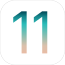 Logo von iOS 11