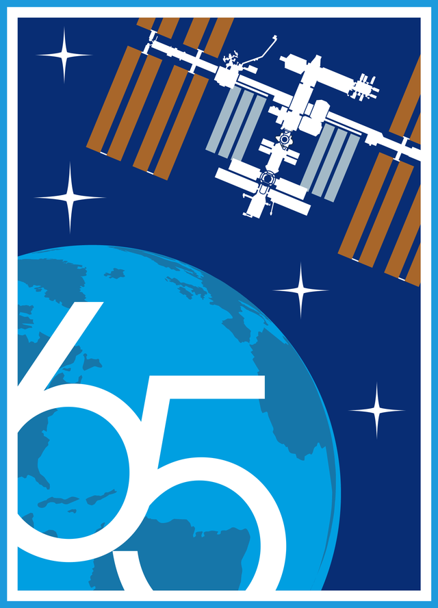 Description de l'image ISS Expedition 65 Patch.png.