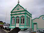 The ornate Império of Porto Martins, used in the traditional Holy Spirit Festivals that mark the period after Pentecosts