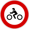 Italian traffic signs - divieto di transito motocicli.svg