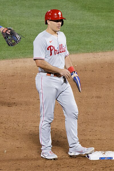 File:J. T. Realmuto stands at second base, August 13, 2022 (cropped).jpg