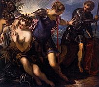 Minerva Sending Away Mars from Peace and Prosperity - Tintoretto