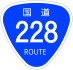 National Route 228 shield