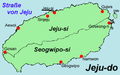 Karte von Jeju
