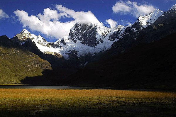 Jirishanca and Rondoy mountains