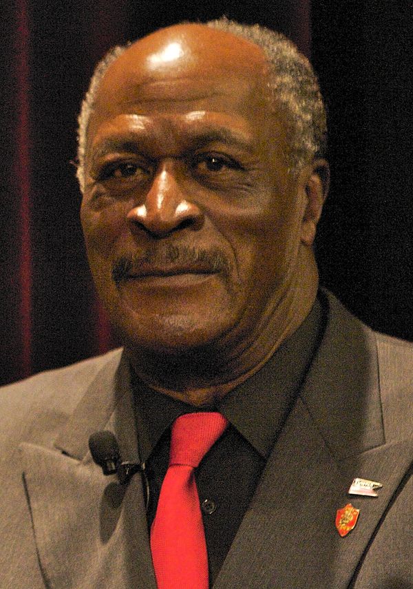 Amos at "Their Voices, Their Stories - Black Veterans Who Served on Iwo Jima", March 2011.