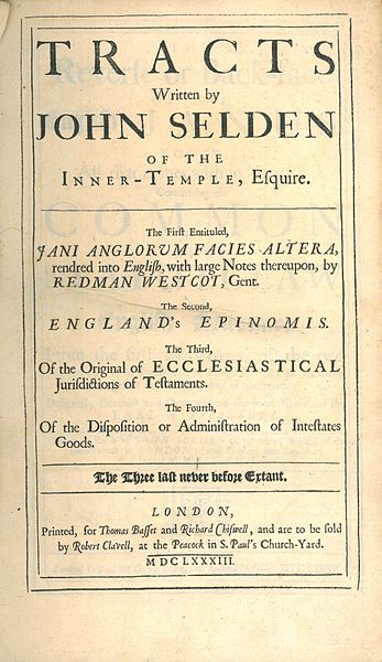 Tracts, published posthumously in 1683, contained English translations