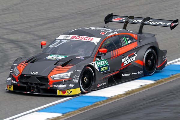 Audi RS5 DTM Turbo at Hockenheim, driven by Jonathan Aberdein