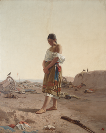 Juan Manuel Blanes (Uruguay) La paraguaya (« La paraguayenne », 1879, Museo Nacional de Artes Visuales).