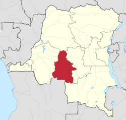 Location of Kasaï-Occidental