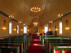 Kautokeino Church, facing the altar (2014).jpg