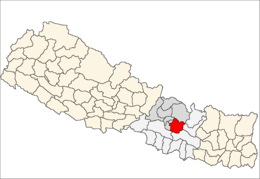 Distretto di Kavrepalanchok – Localizzazione