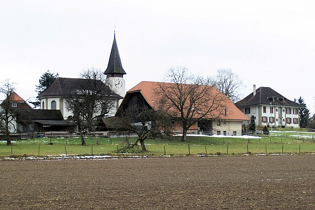 Grafenried village and church