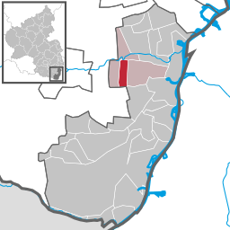 Läget för Knittelsheim i Landkreis Germersheim