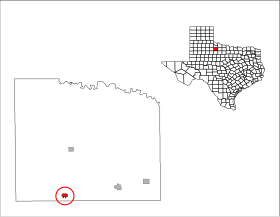 Ubicación de Knox City