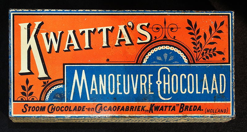 File:Kwattas Manoeuvre Chocolaad blik, foto1.JPG