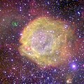 Binarna zvezda AB7 poznata i kao SMC WR7 koja se sastoji od Volf-Rajeove zvezde i zvezde iz klase O