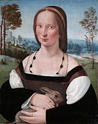 Дама със заек (1508), Художествена галерия на Йейлския университет