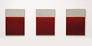 Triptychon: Der innere Horizont I–III, 2011, Öl/Leinwand, jeweils 140 × 100